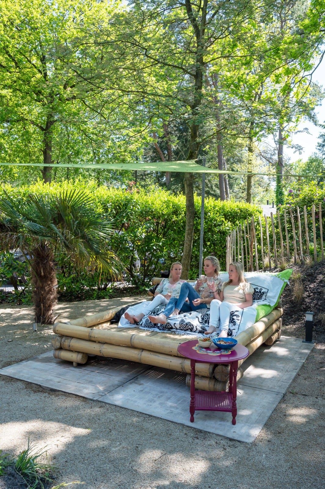 Terras met daybed