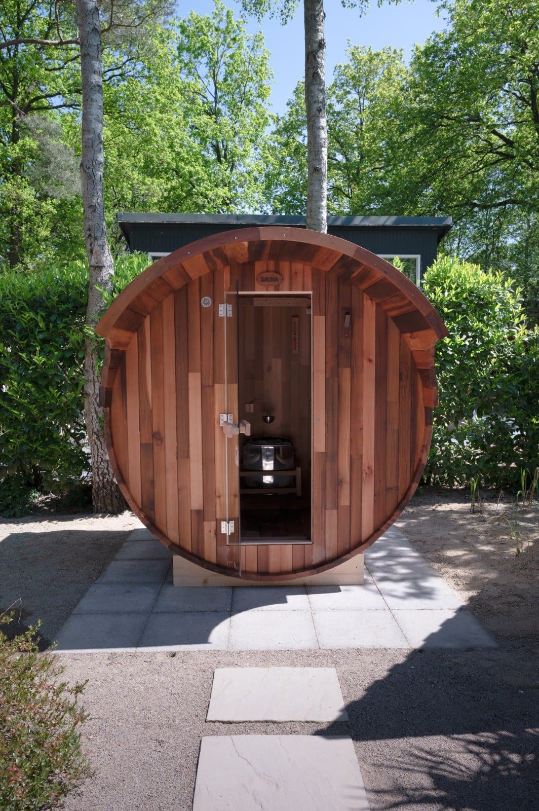 Sauna in de tuin