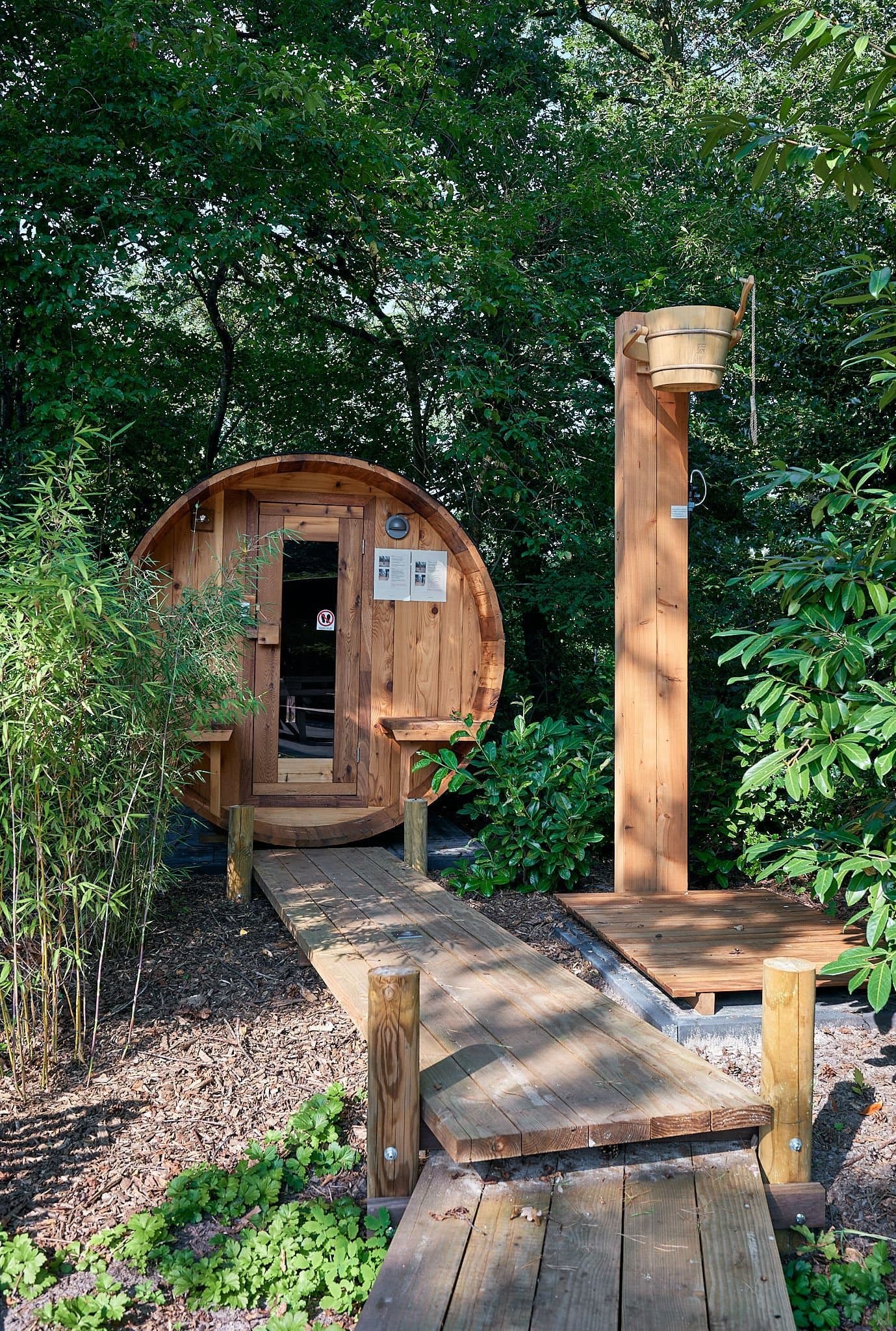 Sauna in de tuin